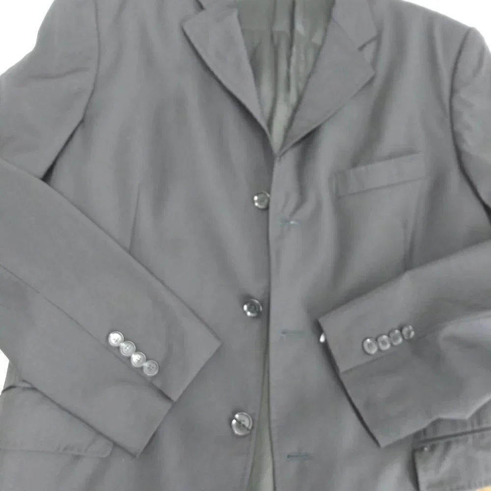 Dolce & Gabbana Men’s 3-Button Black Blazer Corpcore